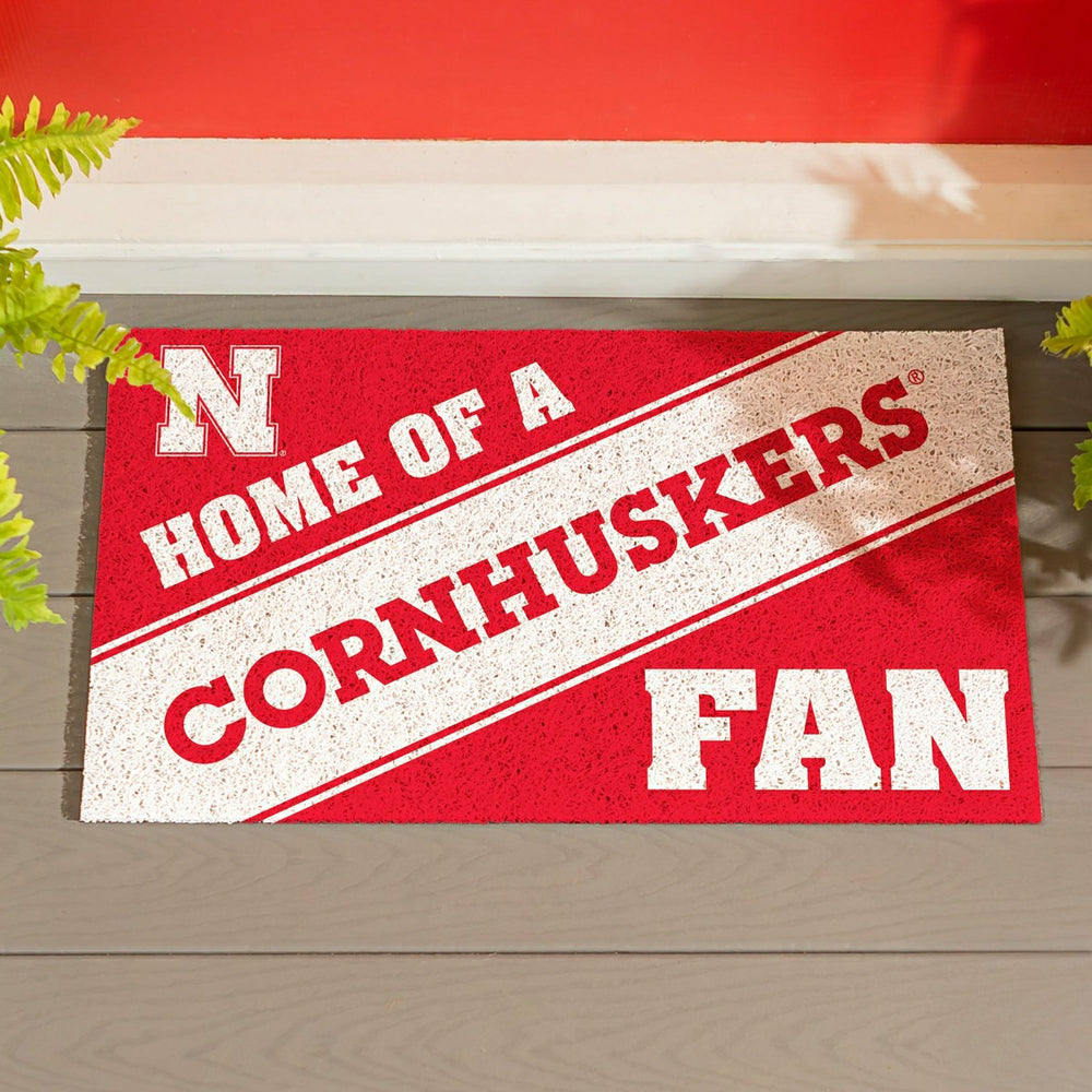 University of Nebraska, PVC Mat COLOR, Home of a Fan