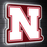 Nebraska LED Wall Decor, Glazelite, Logo