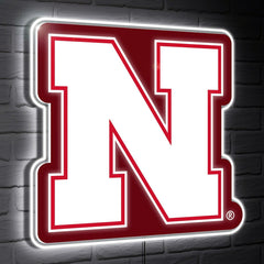 Nebraska LED Wall Decor, Glazelite, Logo