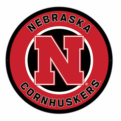 LED Wall Decor, Round, University of Nebraska