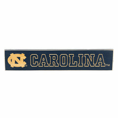 University of North Carolina Engraved Wood Sign, 3.5" x 18"