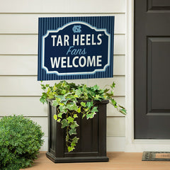 University of North Carolina Coroplast Yard Sign, "Fans Welcome"