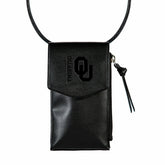 University of Oklahoma, Cross Body Wallet, Black