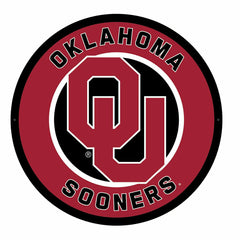 LED Wall Decor, Round, University of Oklahoma