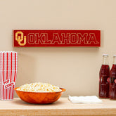 University of Oklahoma Engraved Wood Sign, 3.5" x 18"