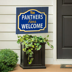 University of Pittsburgh Coroplast Yard Sign, "Fans Welcome"