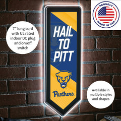 LED Wall Decor, Pennant, University of Pittsburgh