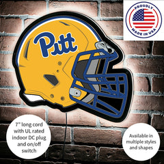 LED Wall Decor, Helmet, University of Pittsburgh