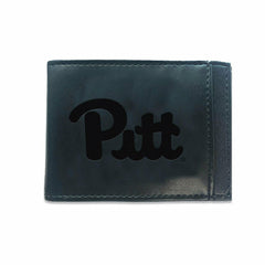 Front Pocket Wallet w/ RFID Blocking, University of Pittsburgh, Black