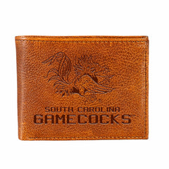 University of South Carolina, Embossed 100% Genuine Tumbled Leather Pa