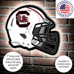 LED Wall Decor, Helmet, University of South Carolina