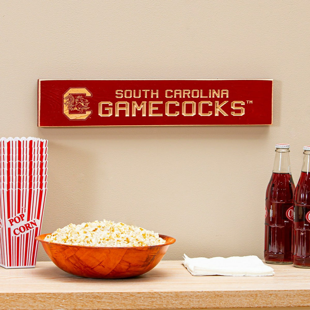 University of South Carolina Engraved Wood Sign, 3.5" x 18"