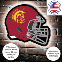 LED Wall Decor, Helmet, University of Southern California