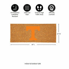 University of Tennessee Extra Large Full Color Coir Mat, 60"x24"