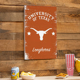 University of Texas Wood Wall Sign, 16x24