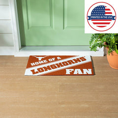 University of Texas, PVC Mat COLOR, Home of a Fan