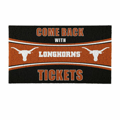 28" x 16" PVC Trapper Mat, Come Back with Tickets, University of Texas