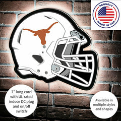 LED Wall Decor, Helmet, University of Texas