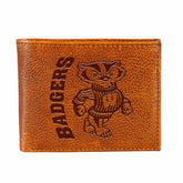 University of Wisconsin-Madison, Embossed Tumbled Leather Passcase Bi-