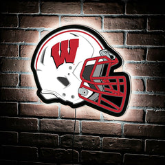 LED Wall Decor, Helmet, University of Wisconsin-Madison