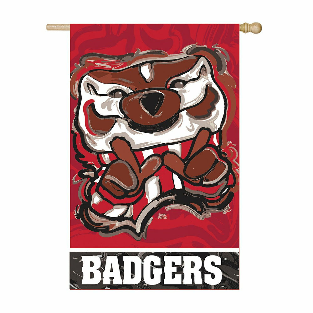 Wisconsin Mascot, Suede REG Justin Patten