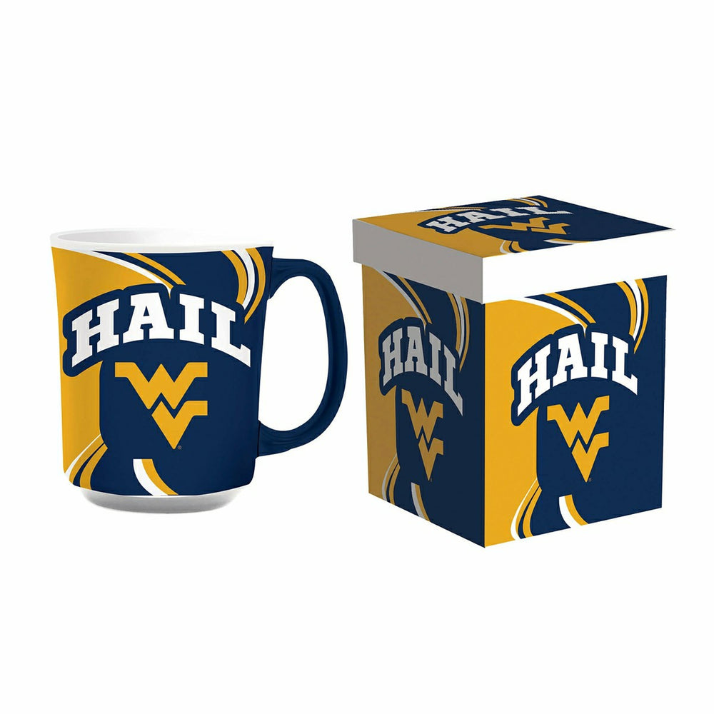 West Virginia University, 14oz Ceramic Cup of Awesome with Matching Bo