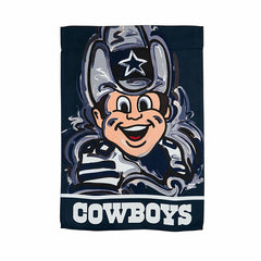 Dallas Cowboys Justin Patten Suede Garden Flag