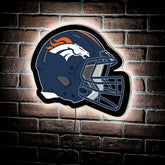 LED Wall Decor, Helmet, Denver Broncos
