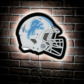 LED Wall Decor, Helmet, Detroit Lions