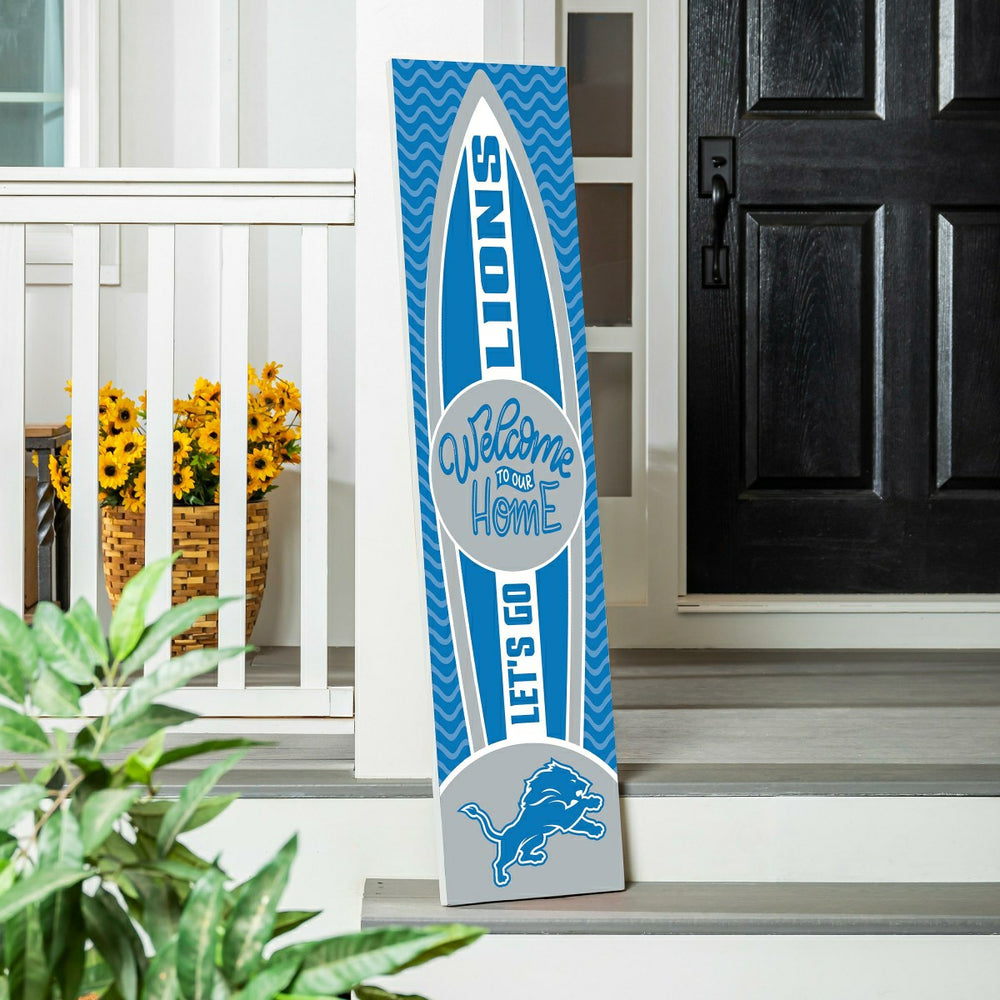 Detroit Lions Summer Seasonal Surfboard ECM Exclusive 47" Single Sided