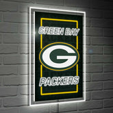 Green Bay Packers NFL Football Rectangle Neolite LED Decor