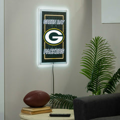 Green Bay Packers NFL Football Rectangle Neolite LED Decor