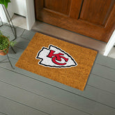 Coir Mat, 16"x28", Kansas City Chiefs