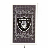 Las Vegas Raiders NFL Football Rectangle Neolite LED Decor