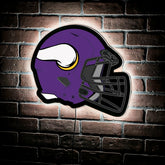 LED Wall Decor, Helmet, Minnesota Vikings