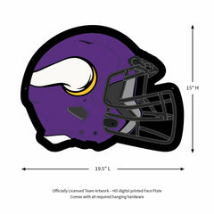 LED Wall Decor, Helmet, Minnesota Vikings