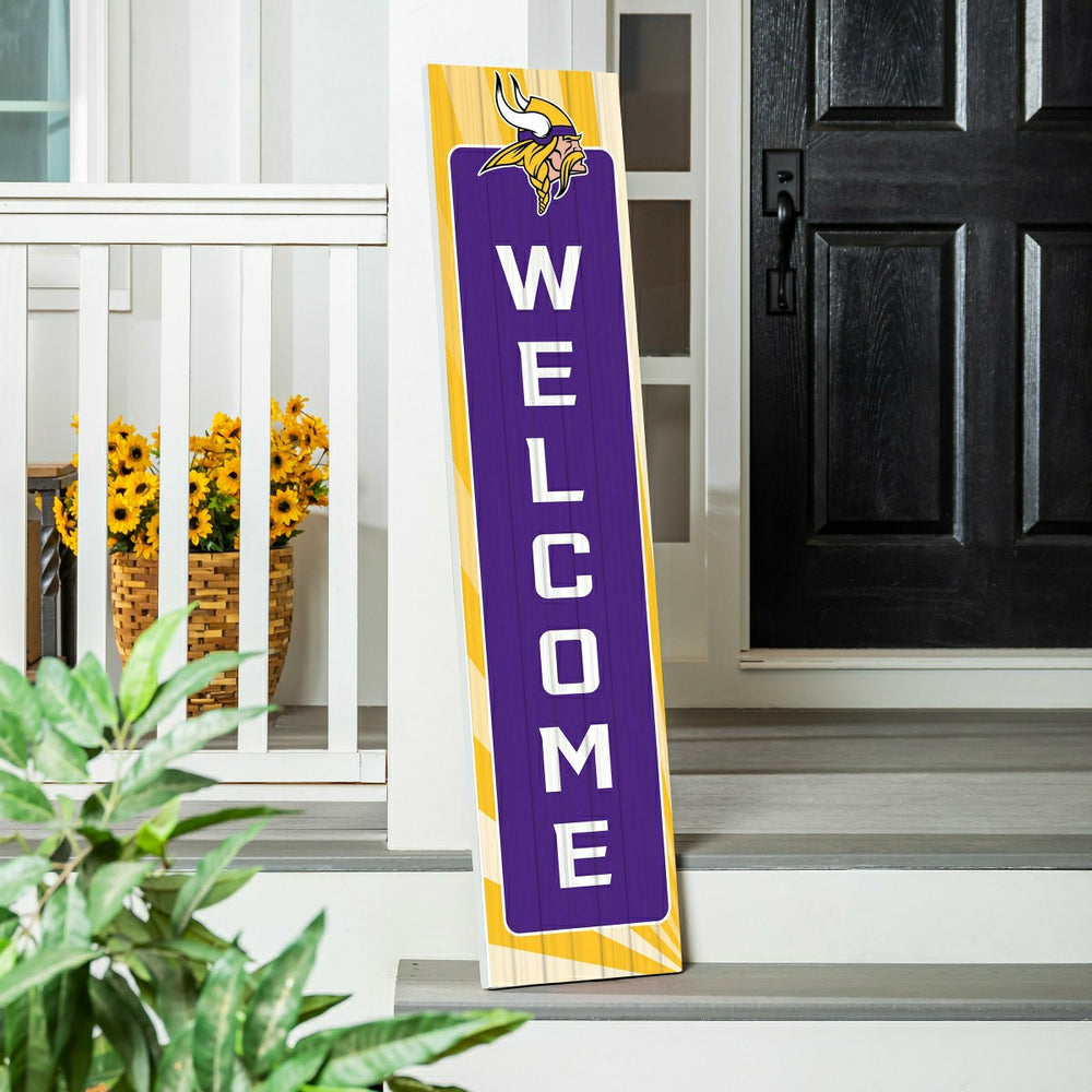 Minnesota Vikings Summer Seasonal Single Sided Large Leaner, 46"