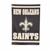 Embossed Suede Flag, House Size, New Orleans Saints