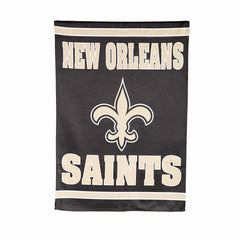 Embossed Suede Flag, House Size, New Orleans Saints