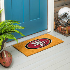 Coir Mat, 16"x28", San Francisco 49ers
