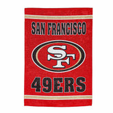 Embossed Suede Flag, House Size, San Francisco 49ers