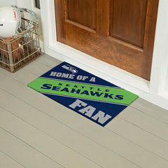 Seattle Seahawks, PVC Mat COLOR, Home of a Fan