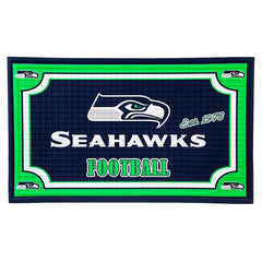 Indoor/Outdoor NFL Team Pride Embossed Doormat, Seattle Seahawks