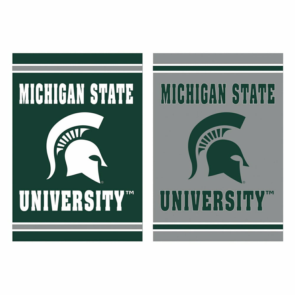 Embossed Suede Flag, House Size, Michigan State University