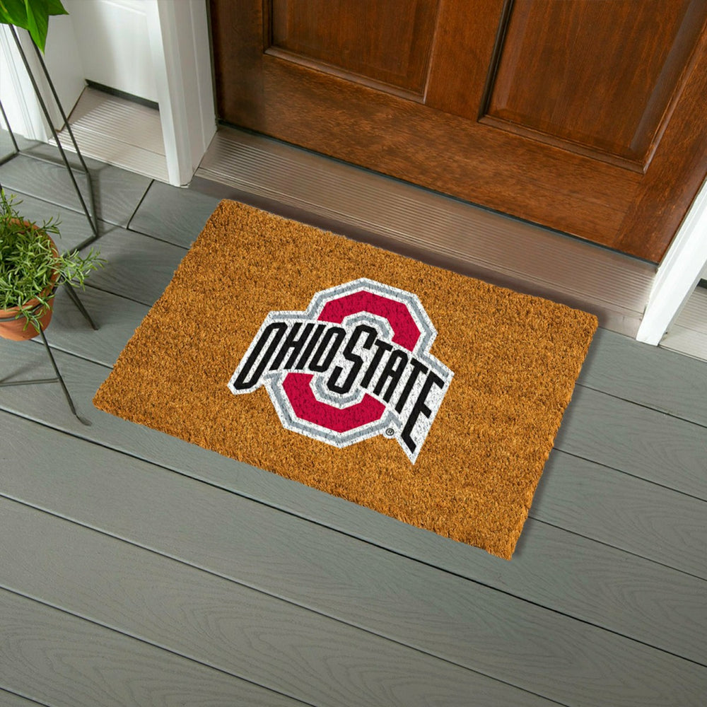 Coir Mat, 16"x28", Ohio State University