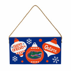 University of Florida Holiday Wood Wall Sign, 6x11