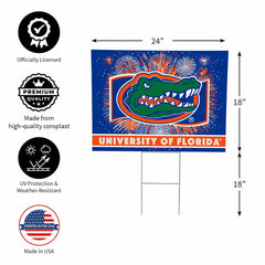 University of Florida Coroplast Yard Sign, Patriotic