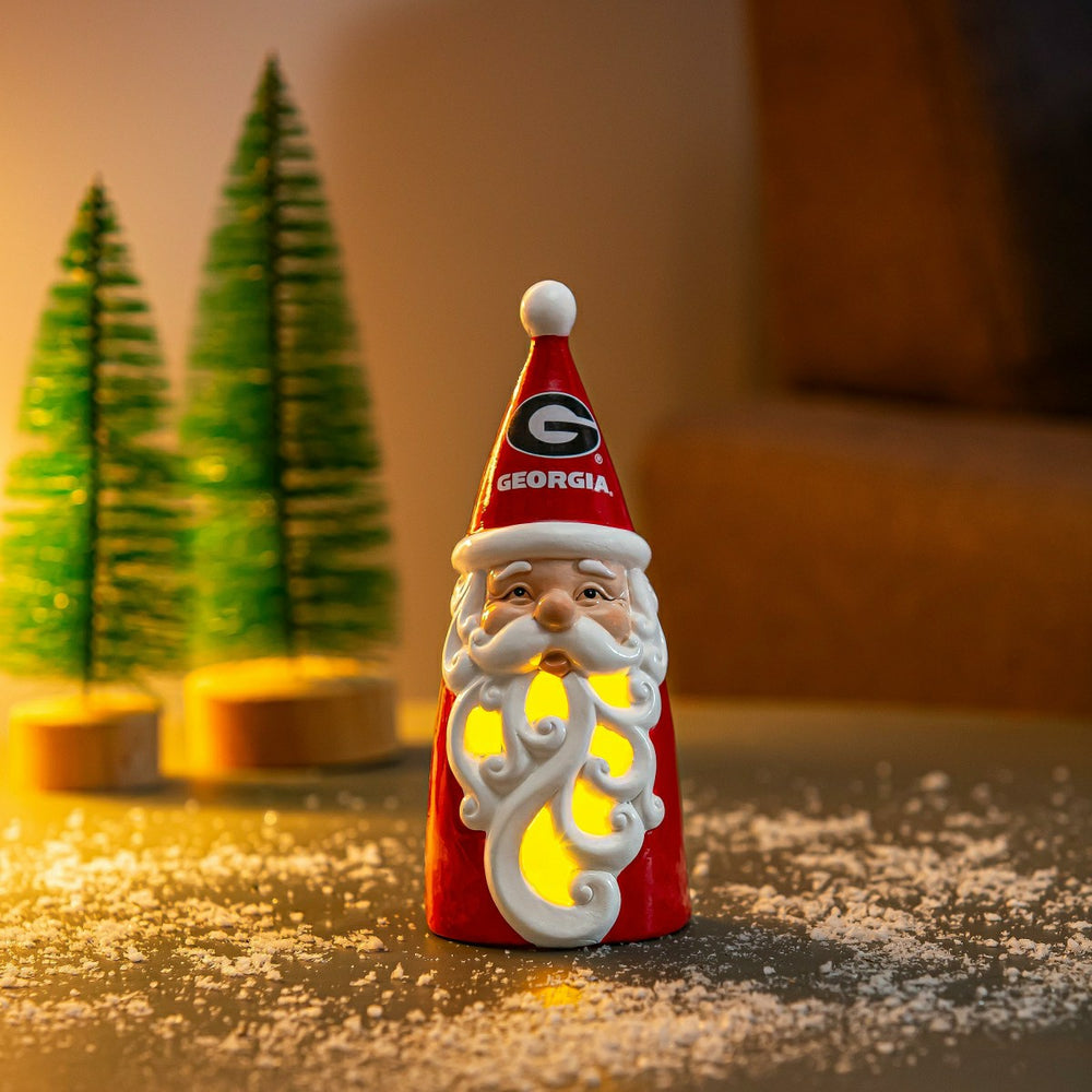 University of Georgia Santa LED Statuary, 8"