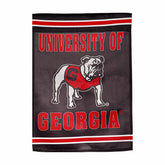 Embossed Suede Flag, GDN Size, University of Georgia, Alternate Bulldo