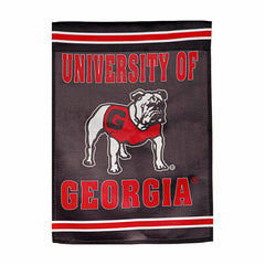 Embossed Suede Flag, GDN Size, University of Georgia, Alternate Bulldo